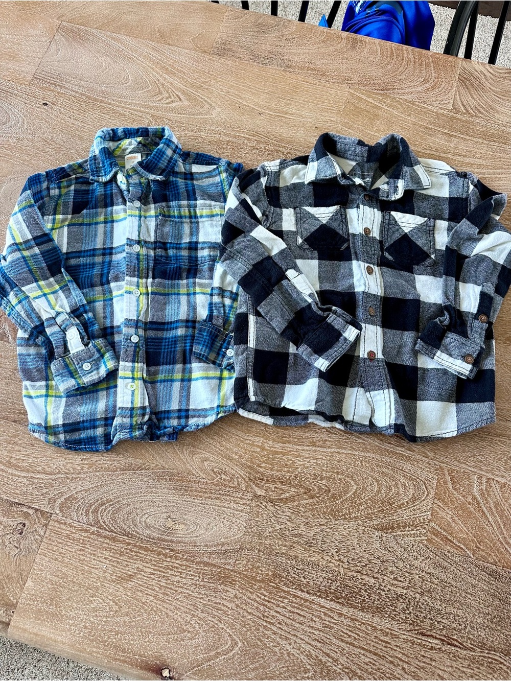Boys 5T flannel shirts